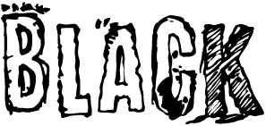 The word black The word black